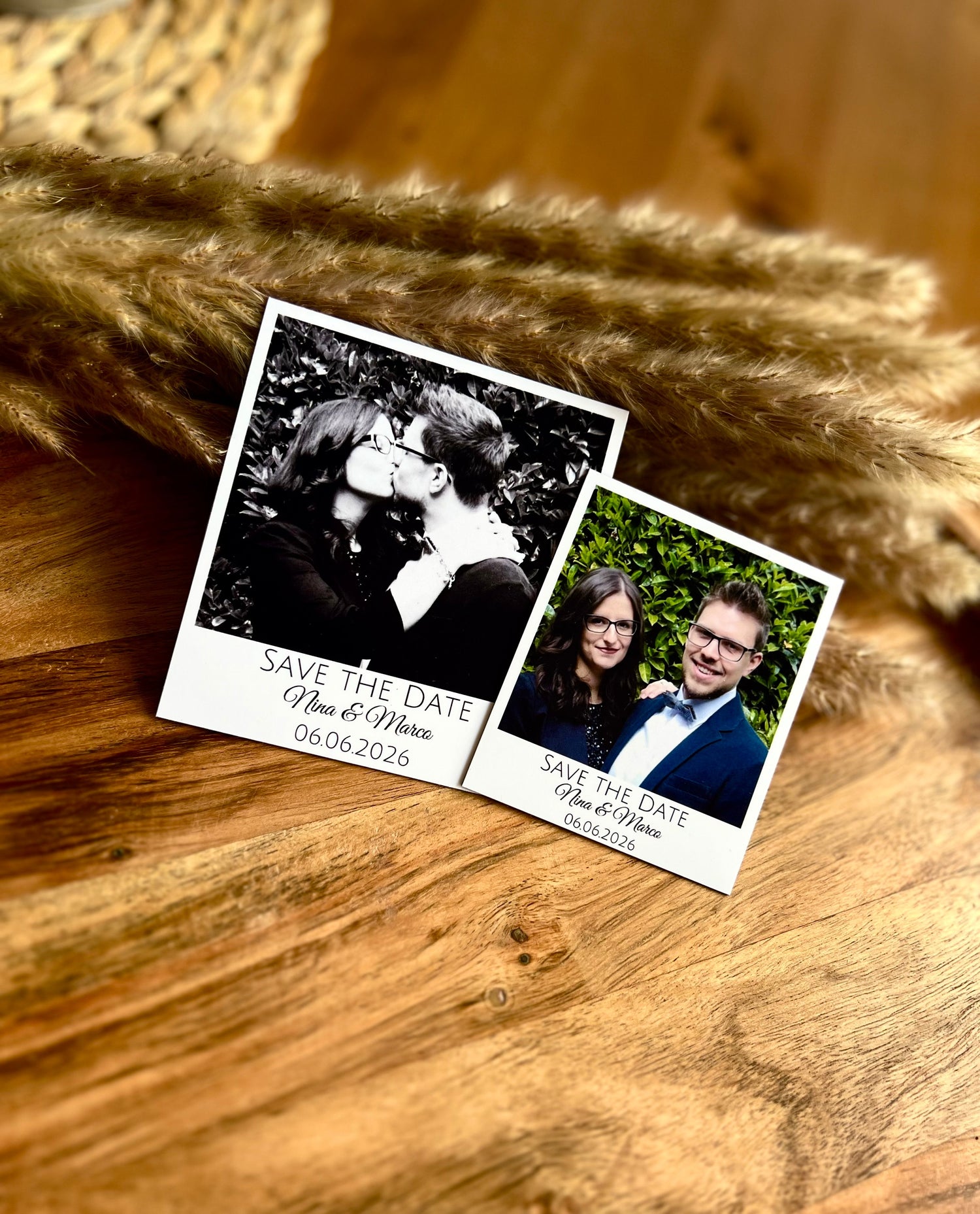 Polaroid Fotomagnete & Save-The-Date-Karten personalisiert
